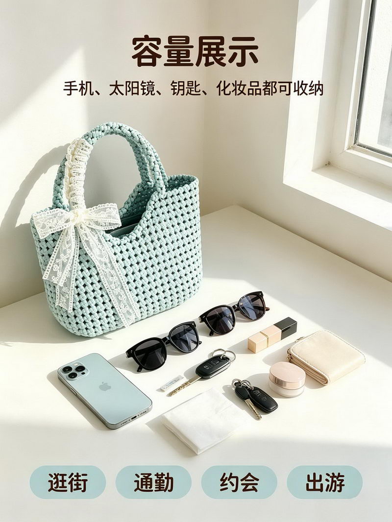 蓝色蝴蝶结手提包 (3) 蓝色蝴蝶结手提包 (3)