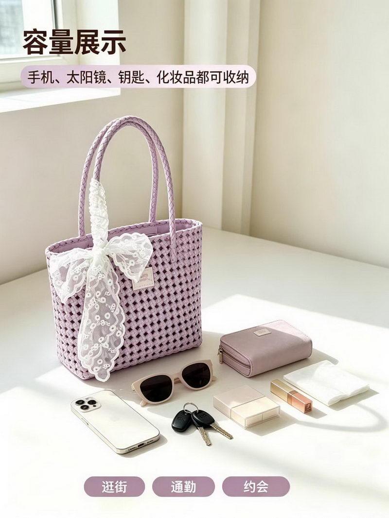 紫色蝴蝶结手提包 (1) 紫色蝴蝶结手提包 (1)